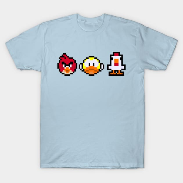 Mobile Birds T-Shirt by ImpishMATT